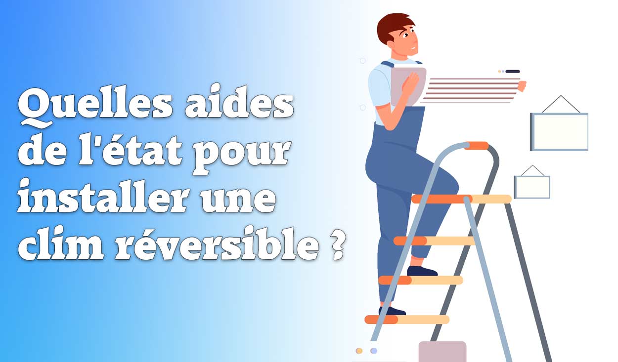 visuel d'un artisan installant un système de climatisation