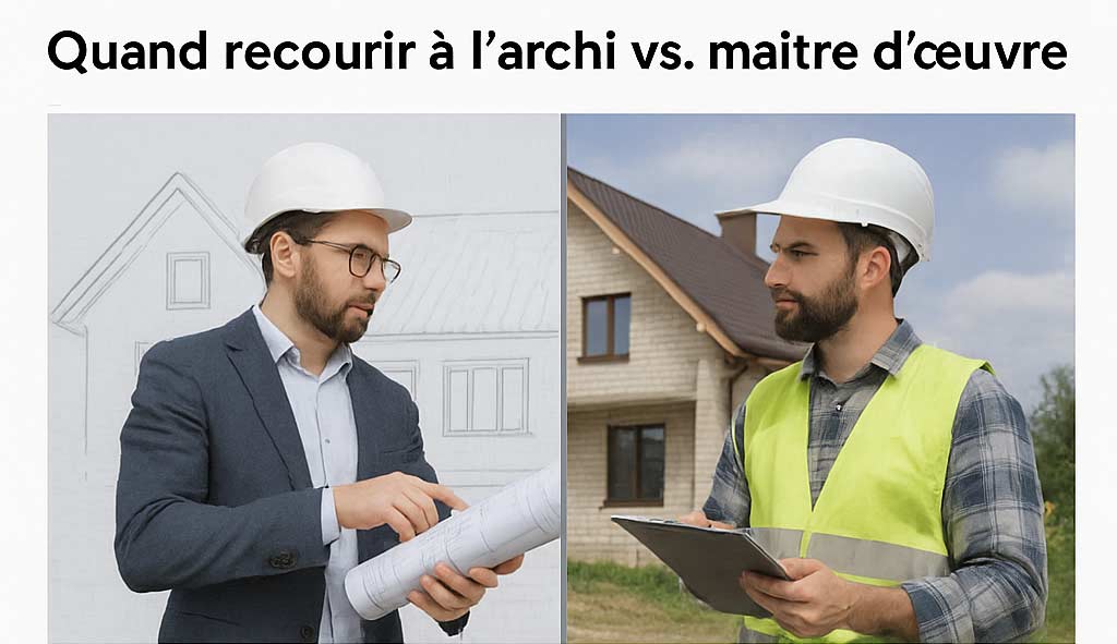 comparaison maitre d'oeuvre et architecte