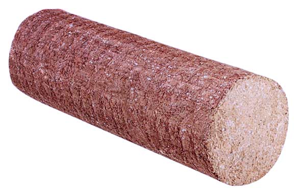 photo d'une bûche de ramonage