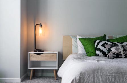 éclairage dans la chambre