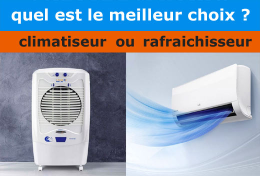 Différences entre un climatiseur et un rafraichisseur d'air