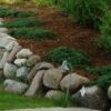 exemple enrochement de jardin