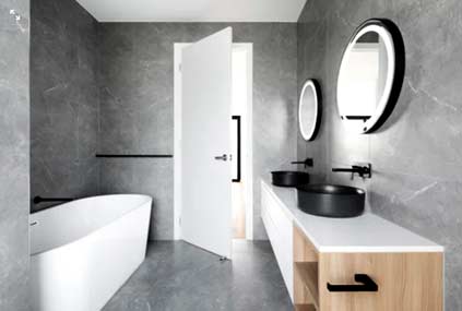 salle de bains mise en valeur par home stager