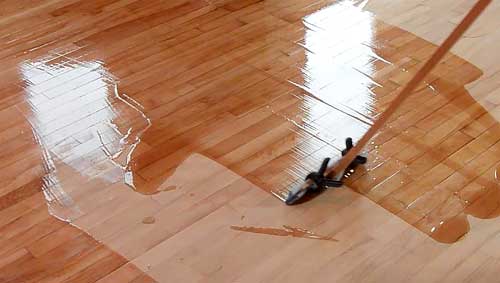 restauration d'un plancher de bois
