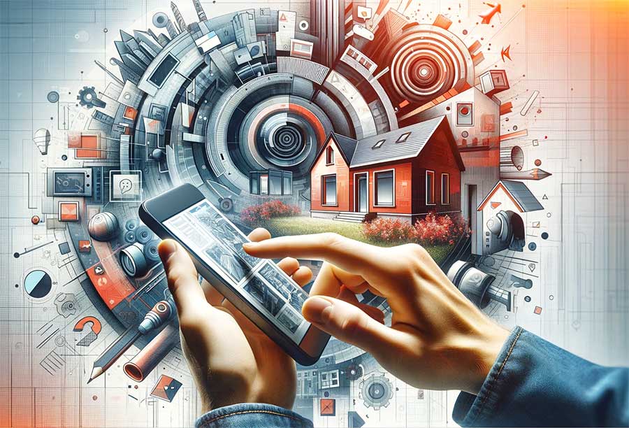 application smartphone architecte