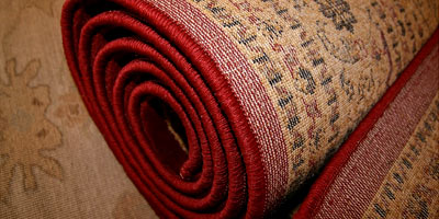 tapis enroulé