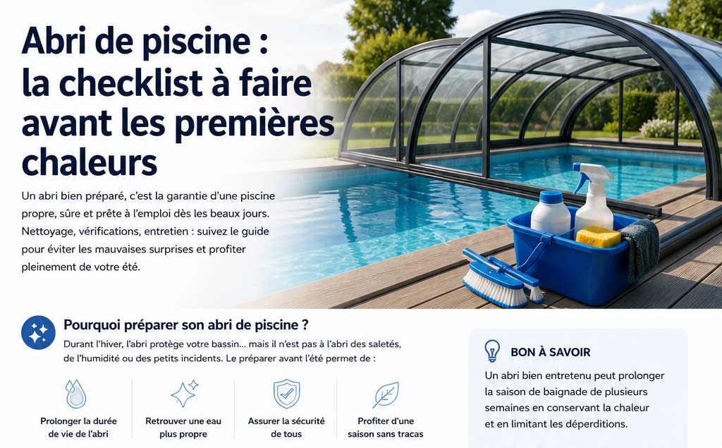infographie qui résume les bons gestes d'entretien