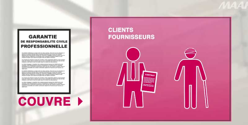 garantie de resposabilité civile professionnelle : couverture des clients et des fournisseurs